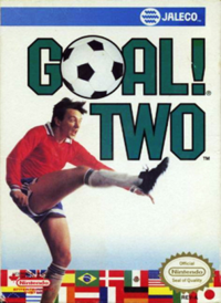 Eric Cantona's Football Challenge: Goal 2 PAL NES PAL box art